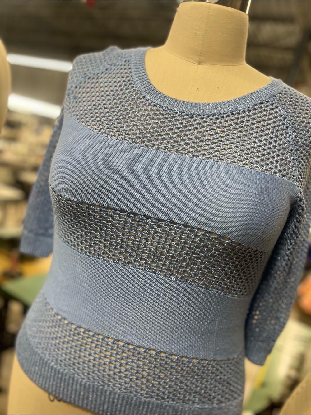 Sparkle Knit Blouse XL
